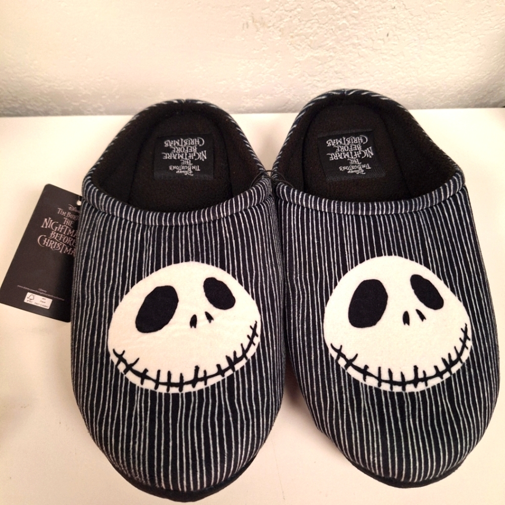 Nightmare Before Christmas Slippers - Jack-  New